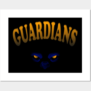 Guardians Gorilla Monkey Eyes Dark Shadow Gift Posters and Art